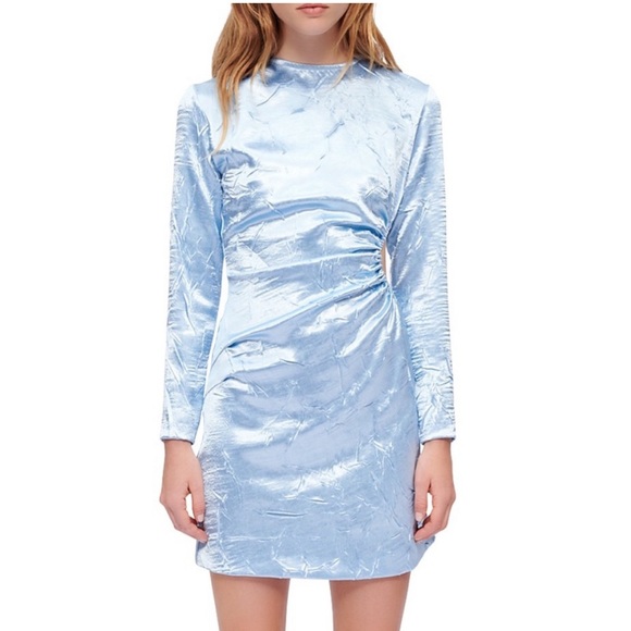 MAJE | Sheath dresses Blue Clair Dress | size 34 - Picture 2 of 11